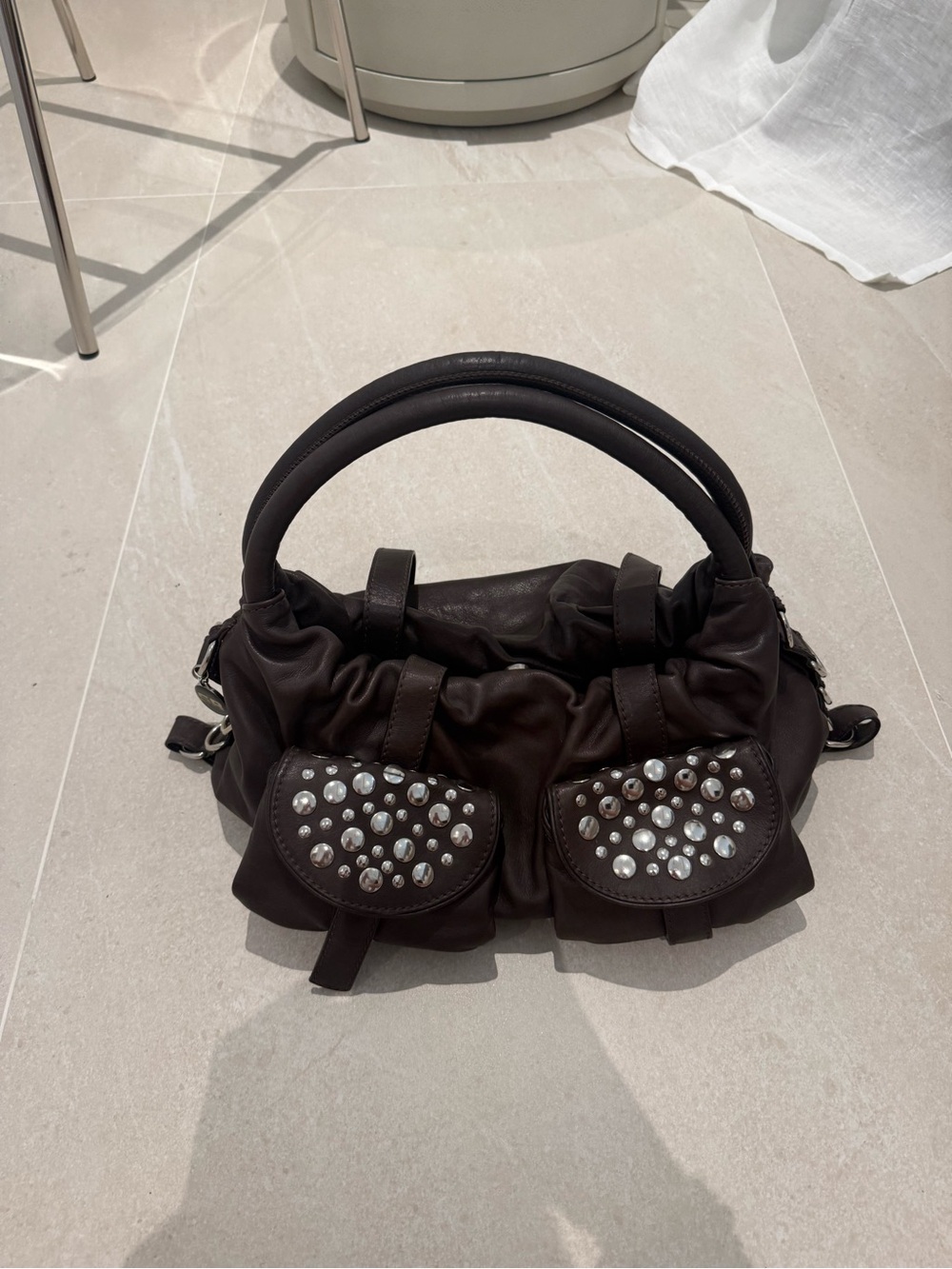 Sonia Rykiel Domino Studded Bag - Picture 2 of 6
